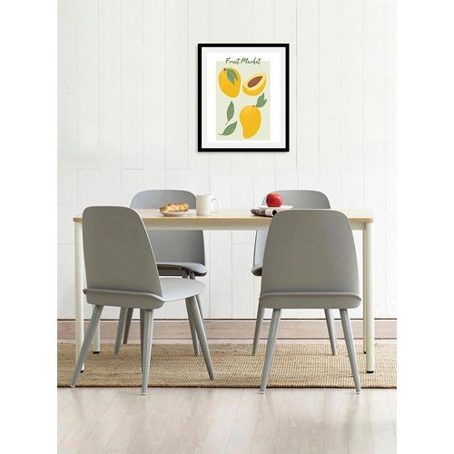 4067437335293 - Bild QUEENCE Fruit Market Bilder Gr B H 40 cm x 50 cm Wandbild Hochformat 1 St gelb Kunstdrucke gerahmt