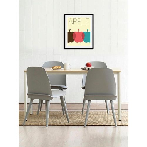4067437333503 - Bild QUEENCE Elias Bilder Gr B H 50 cm x 70 cm Wandbild Hochformat 1 St bunt (gelb blau braun rot) Kunstdrucke gerahmt
