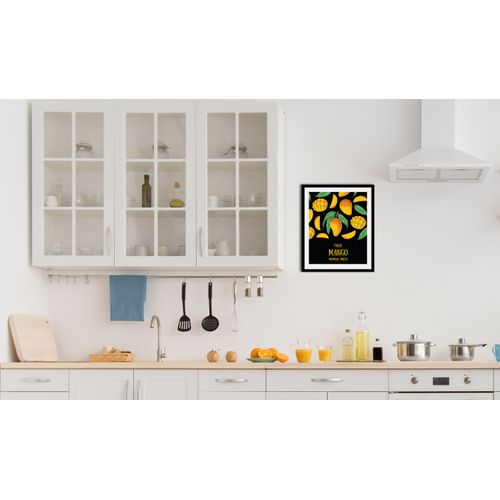 4067437335989 - Bild QUEENCE Fresh Mango Bilder Gr B H 40 cm x 50 cm Wandbild Hochformat 1 St bunt (schwarz gelb orange grün) Kunstdrucke gerahmt 4067437335989 - Bild QUEENCE Fresh Mango Bilder Gr B H 40 cm x 50 cm Wandbild Hochformat 1 St bunt (schwarz gelb orange grün) Kunstdrucke gerahmt