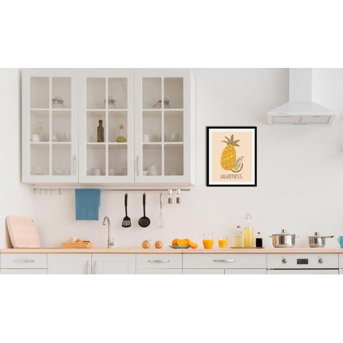 4067437335941 - Bild QUEENCE Wilderness Bilder Gr B H 30 cm x 40 cm Wandbild Hochformat 1 St beige (beige gelb) Kunstdrucke gerahmt