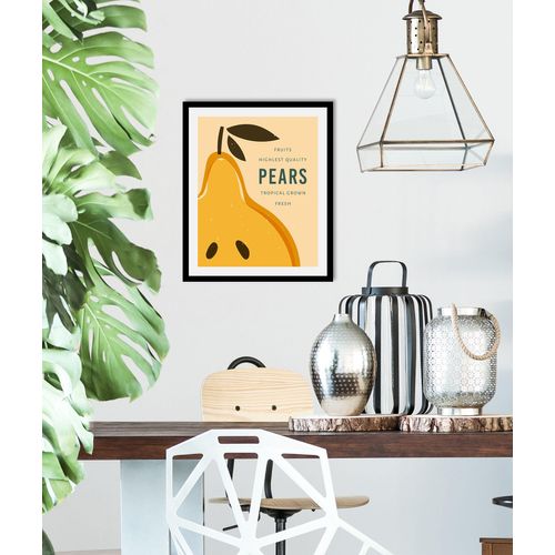 4067437334425 - Bild QUEENCE Pears Bilder Gr B H 40 cm x 50 cm Wandbild Hochformat 1 St gelb (gelb orange) Kunstdrucke gerahmt 4067437334425 - Bild QUEENCE Pears Bilder Gr B H 40 cm x 50 cm Wandbild Hochformat 1 St gelb (gelb orange) Kunstdrucke gerahmt