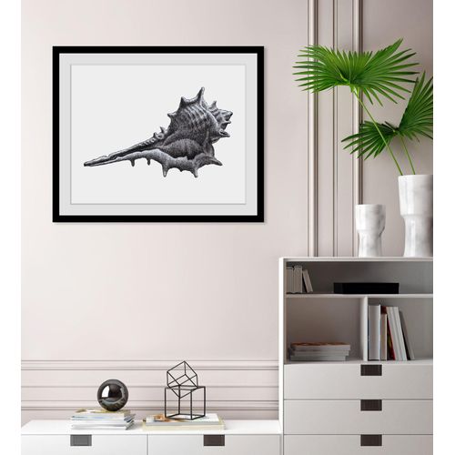 4049009846154 - Bild QUEENCE Lasse Bilder Gr B H 40 cm x 30 cm Wandbild Meer Querformat 1 St grau Bild Kunstdruck Bilder mit Rahmen 4049009846154 - Bild QUEENCE Lasse Bilder Gr B H 40 cm x 30 cm Wandbild Meer Querformat 1 St grau Bild Kunstdruck Bilder mit Rahmen