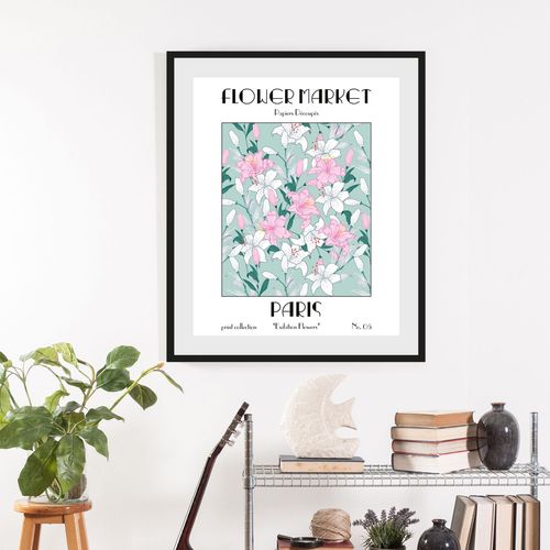 4067437336467 - Bild QUEENCE Flowermarket Bilder Gr B H 40 cm x 50 cm Wandbild Blumen Hochformat 1 St pink (pink blau) Kunstdrucke gerahmt 4067437336467 - Bild QUEENCE Flowermarket Bilder Gr B H 40 cm x 50 cm Wandbild Blumen Hochformat 1 St pink (pink blau) Kunstdrucke gerahmt