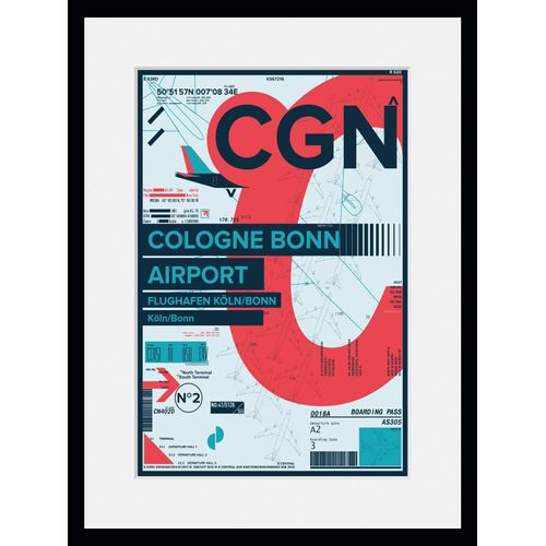 4049009840251 - Bild »CGN AIRPORT« Flugzeuge-Magazincover-Mode-Fashion-Deutschland-Gebäude-Köln (1 St) HD Premium Poster-Druck inkl Holzrahmen 4049009840251 - Bild »CGN AIRPORT« Flugzeuge-Magazincover-Mode-Fashion-Deutschland-Gebäude-Köln (1 St) HD Premium Poster-Druck inkl Holzrahmen