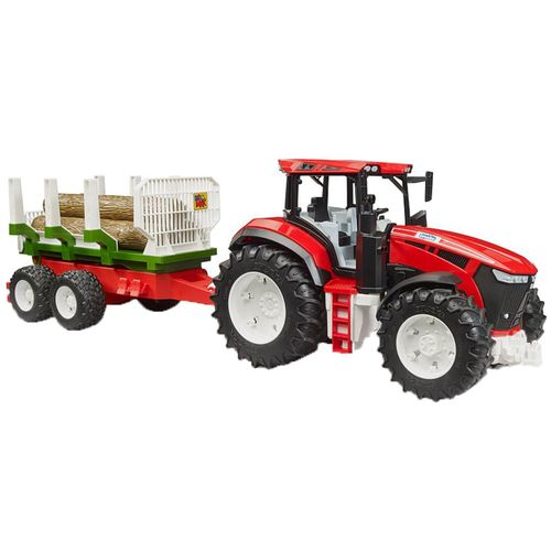 4001702034535 - bruder Spielfahrzeug ROADMAX Traktor mit Rückeanhänger und 3 Baumstämmen 4001702034535 - bruder Spielfahrzeug ROADMAX Traktor mit Rückeanhänger und 3 Baumstämmen