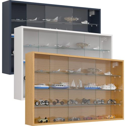 4051814440311 - Glasvitrine hängend Vitrine Glas Maße H 60 x B 100 x T 15 cm Hängevitrine Glas Modern und platzsparend Glas Vitrinenschrank - Drivalo XL 4051814440311 - Glasvitrine hängend Vitrine Glas Maße H 60 x B 100 x T 15 cm Hängevitrine Glas Modern und platzsparend Glas Vitrinenschrank - Drivalo XL