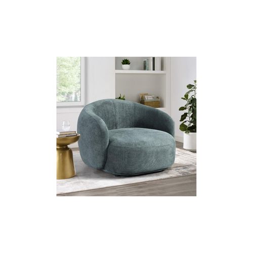 4058166314468 - HOME DELUXE Sessel CASARA Webstoff Dunkelgrün