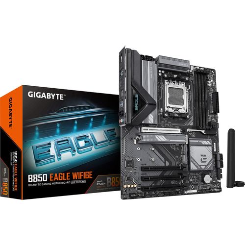 4719331866587 - GIGABYTE B850 EAGLE WIFI6E Mainboard - AMD B850 - AMD AM5 socket - DDR5 RAM - ATX 4719331866587 - GIGABYTE B850 EAGLE WIFI6E Mainboard - AMD B850 - AMD AM5 socket - DDR5 RAM - ATX