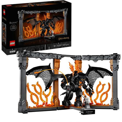 5702017815909 - 10367 Icons Der Herr der Ringe Balrog Bücherstütze Konstruktionsspielzeug 5702017815909 - 10367 Icons Der Herr der Ringe Balrog Bücherstütze Konstruktionsspielzeug