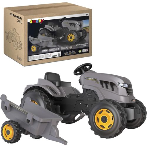3032167102027 - Traktor mit Pedalen Stronger XXL Grau 161 x 56 cm Trailer 3032167102027 - Traktor mit Pedalen Stronger XXL Grau 161 x 56 cm Trailer