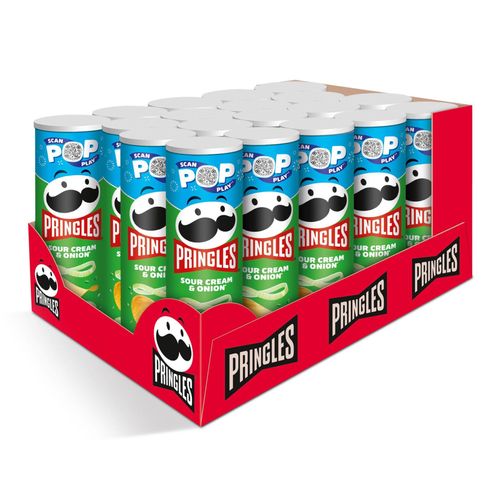 5053990127900 - Pringles Sour Cream & Onion 165 g 19er Pack 5053990127900 - Pringles Sour Cream & Onion 165 g 19er Pack