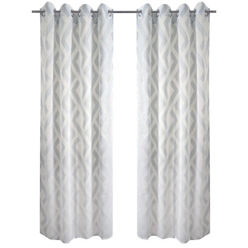 4068222401162 - Gardine BRUNO BANANI Lynn Gr 1 grau B140cm H145cm Scherli Polyester Gardinen schöner Schal Scherli zeitlos und modern 4068222401162 - Gardine BRUNO BANANI Lynn Gr 1 grau B140cm H145cm Scherli Polyester Gardinen schöner Schal Scherli zeitlos und modern