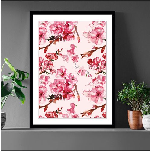 4049009897033 - Bild QUEENCE Ellie Bilder Gr B H 40 cm x 50 cm Wandbild Blumen Hochformat pink (schwarz) Kunstdrucke gerahmt Blumen 4049009897033 - Bild QUEENCE Ellie Bilder Gr B H 40 cm x 50 cm Wandbild Blumen Hochformat pink (schwarz) Kunstdrucke gerahmt Blumen