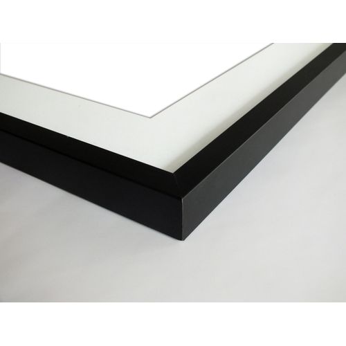 4049009897569 - Bild QUEENCE Kaja Bilder Gr B H 30 cm x 40 cm Wandbild Blumen Hochformat grau (schwarz) Kunstdrucke Blumen gerahmt