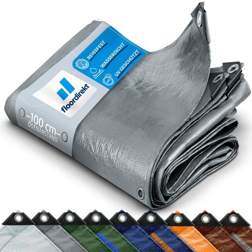 4066088633260 - floordirekt Abdeckplane 80 g m² Silber 4066088633260 - floordirekt Abdeckplane 80 g m² Silber