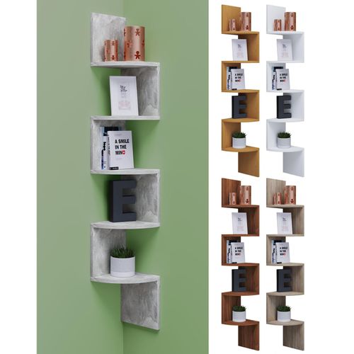 4051814384301 - Holzregal hängend platzsparendes Regal Maße H 123 x B 20 x T 20 cm Elegantes Regal hängend Aufbewahrungsregal Bücherregal Wandregal - Mintis 4051814384301 - Holzregal hängend platzsparendes Regal Maße H 123 x B 20 x T 20 cm Elegantes Regal hängend Aufbewahrungsregal Bücherregal Wandregal - Mintis