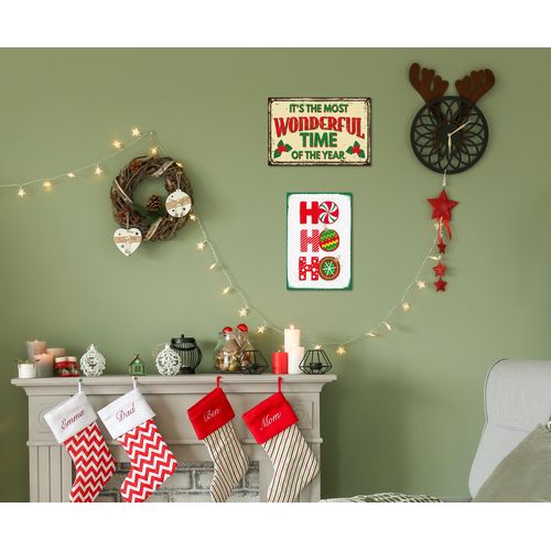 4067437736304 - Metallbild MY HOME Christmas Weihnachten Stahlschilder Blechschilder 2er-Set Bilder Gr B H 20 cm x 30 cm Stahlschilder-Set bunt (grün rot) Metallbilder 20x30x01cm - mit Lochbohrung 4067437736304 - Metallbild MY HOME Christmas Weihnachten Stahlschilder Blechschilder 2er-Set Bilder Gr B H 20 cm x 30 cm Stahlschilder-Set bunt (grün rot) Metallbilder 20x30x01cm - mit Lochbohrung