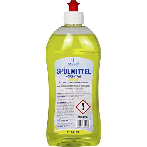 4260735352188 - Deusmed Spülmittelkonzentrat Inhalt 500 ml Zitrone ab 10 Stk kaiserkraft