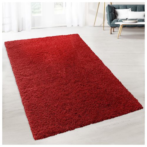 4066088637282 - floordirekt Shaggy-Teppich Prestige Rot