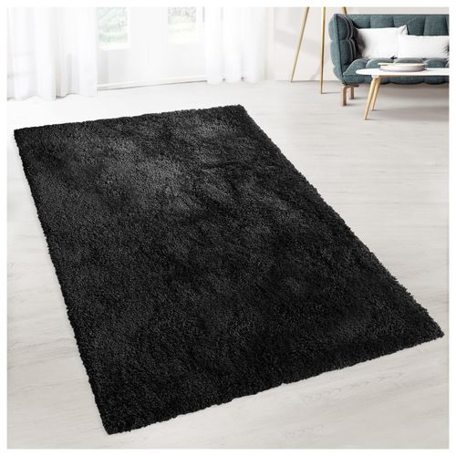 4066088637336 - floordirekt Shaggy-Teppich Prestige Schwarz