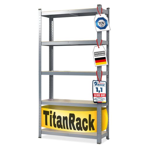 4069009111694 - Floordirekt - Schwerlastregal Grau-Anthrazit Höhe 150 cm Breite 75 cm Tiefe 30 cm 4069009111694 - Floordirekt - Schwerlastregal Grau-Anthrazit Höhe 150 cm Breite 75 cm Tiefe 30 cm