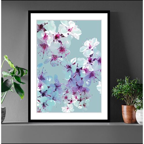 4049009897088 - Bild QUEENCE Nadine Bilder Gr B H 30 cm x 40 cm Wandbild Blumen Hochformat lila (schwarz) Kunstdrucke Blumen gerahmt 4049009897088 - Bild QUEENCE Nadine Bilder Gr B H 30 cm x 40 cm Wandbild Blumen Hochformat lila (schwarz) Kunstdrucke Blumen gerahmt