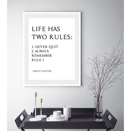 4049009896180 - Bild QUEENCE Never Quit Bilder Gr B H 40 cm x 50 cm Wandbild Sprüche & Texte Hochformat schwarz-weiß (weiß schwarz) Kunstdrucke Spruch gerahmt 4049009896180 - Bild QUEENCE Never Quit Bilder Gr B H 40 cm x 50 cm Wandbild Sprüche & Texte Hochformat schwarz-weiß (weiß schwarz) Kunstdrucke Spruch gerahmt