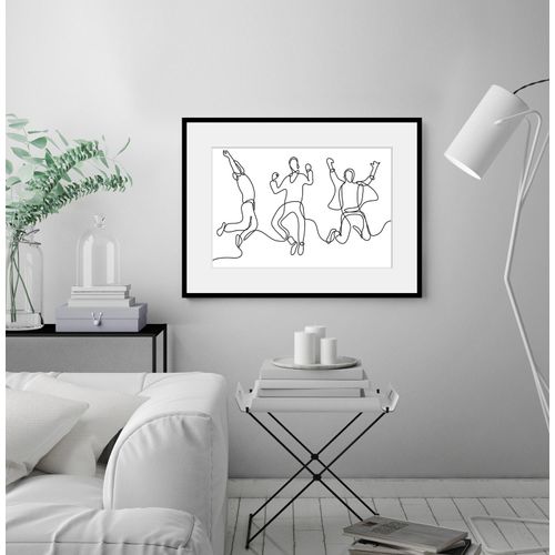 4049009913917 - Bild QUEENCE Dance Monkey Bilder Gr B H 50 cm x 40 cm Wandbild Menschen Querformat schwarz-weiß (schwarz weiß) Kunstdrucke gerahmt Musik Spaß Tanzen 4049009913917 - Bild QUEENCE Dance Monkey Bilder Gr B H 50 cm x 40 cm Wandbild Menschen Querformat schwarz-weiß (schwarz weiß) Kunstdrucke gerahmt Musik Spaß Tanzen