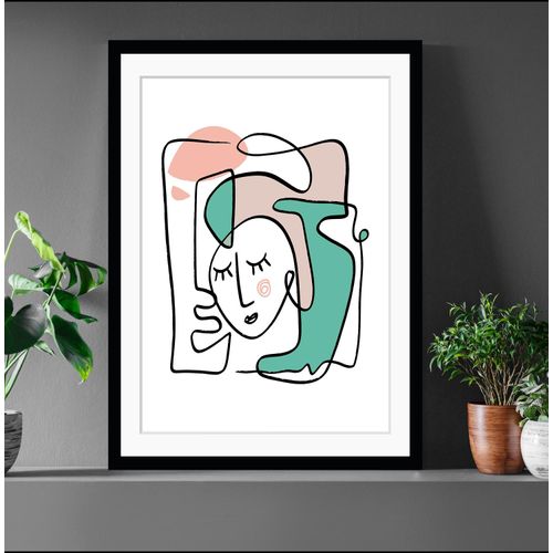 4049009897972 - Bild QUEENCE Ava Bilder Gr B H 40 cm x 50 cm Wandbild Abstrakt Hochformat bunt (rosa türkis weiß) Kunstdrucke Blumen gerahmt 4049009897972 - Bild QUEENCE Ava Bilder Gr B H 40 cm x 50 cm Wandbild Abstrakt Hochformat bunt (rosa türkis weiß) Kunstdrucke Blumen gerahmt
