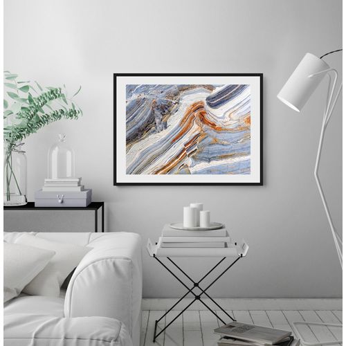 4049009916093 - Bild QUEENCE Fatima Bilder Gr B H 40 cm x 30 cm Wandbild Abstrakt Querformat blau (türkis) Kunstdrucke Marmor gerahmt Abstrakt 4049009916093 - Bild QUEENCE Fatima Bilder Gr B H 40 cm x 30 cm Wandbild Abstrakt Querformat blau (türkis) Kunstdrucke Marmor gerahmt Abstrakt