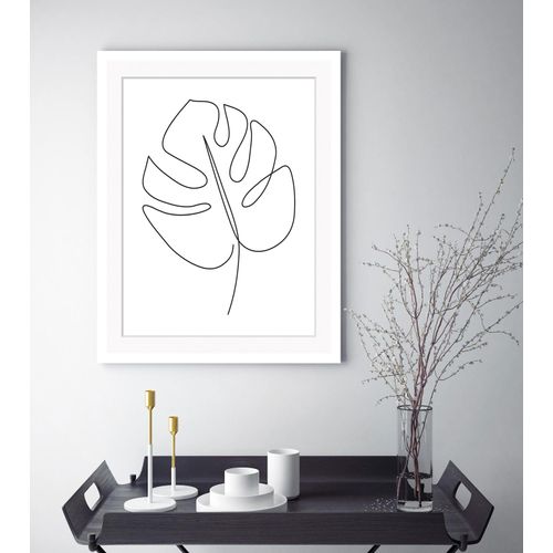 4049009895336 - Bild QUEENCE Denver Bilder Gr B H 40 cm x 50 cm Wandbild Blätter Hochformat schwarz-weiß (schwarz weiß) Kunstdrucke Blatt gerahmt 4049009895336 - Bild QUEENCE Denver Bilder Gr B H 40 cm x 50 cm Wandbild Blätter Hochformat schwarz-weiß (schwarz weiß) Kunstdrucke Blatt gerahmt
