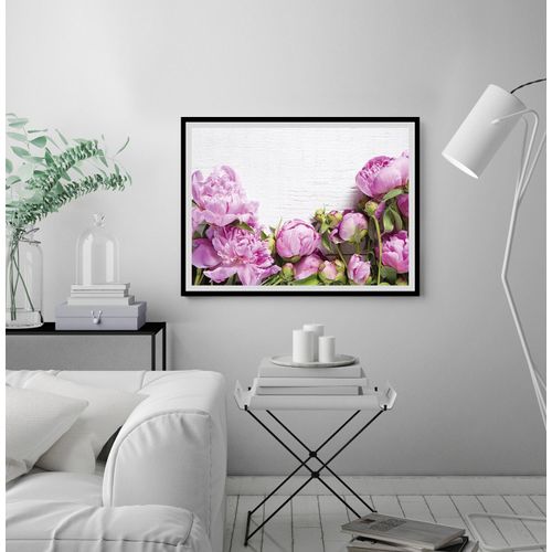 4049009914242 - Bild QUEENCE Karen Bilder Gr B H 50 cm x 40 cm Wandbild Blumen Querformat rosa (schwarz) Kunstdrucke Rosen gerahmt 4049009914242 - Bild QUEENCE Karen Bilder Gr B H 50 cm x 40 cm Wandbild Blumen Querformat rosa (schwarz) Kunstdrucke Rosen gerahmt