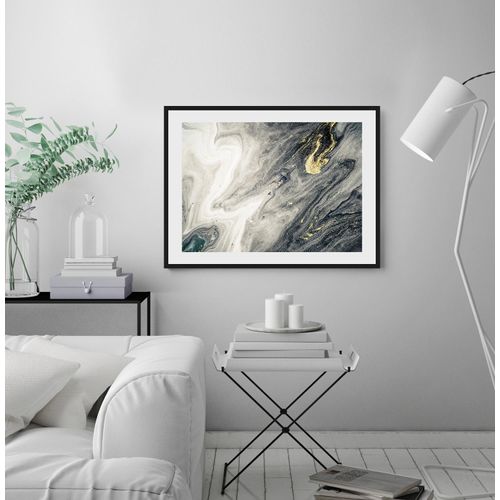 4049009915850 - Bild QUEENCE Donata Bilder Gr B H 40 cm x 30 cm Wandbild Abstrakt Querformat grau (schwarz) Kunstdrucke Marmor Abstrakt gerahmt 4049009915850 - Bild QUEENCE Donata Bilder Gr B H 40 cm x 30 cm Wandbild Abstrakt Querformat grau (schwarz) Kunstdrucke Marmor Abstrakt gerahmt