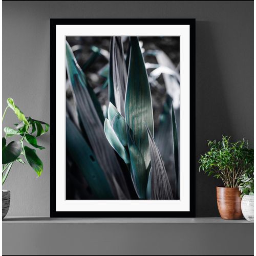 4049009900269 - Bild QUEENCE Bob Bilder Gr B H 30 cm x 40 cm Wandbild Blätter Hochformat grün (schwarz) Kunstdrucke gerahmt Blätter 4049009900269 - Bild QUEENCE Bob Bilder Gr B H 30 cm x 40 cm Wandbild Blätter Hochformat grün (schwarz) Kunstdrucke gerahmt Blätter