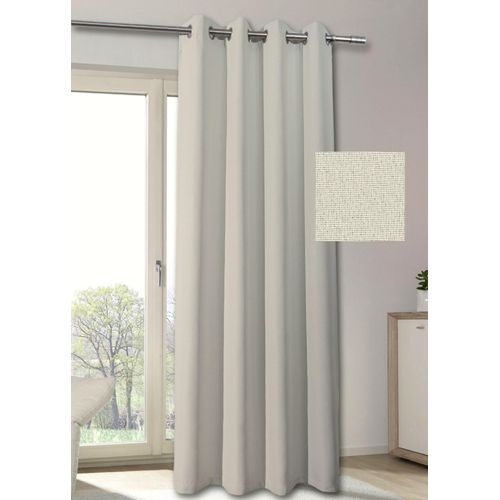 4025358024863 - Vorhang MY HOME MAILAND silber (silberfarben) B140cm H235cm Polyester Gardinen blickdicht verschiedene Farben 140 x 235 Sicht- und Lichtschutz