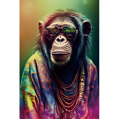 4050743088977 - Glasbild HIPPIE STYLE (BHT 60x90x40 cm) BHT 60x90x40 cm bunt Acrylglasbild