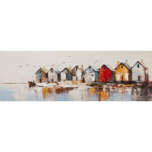 4050743089622 - Gemälde LAKESIDE LIVING (BHT 165x55x7 cm)