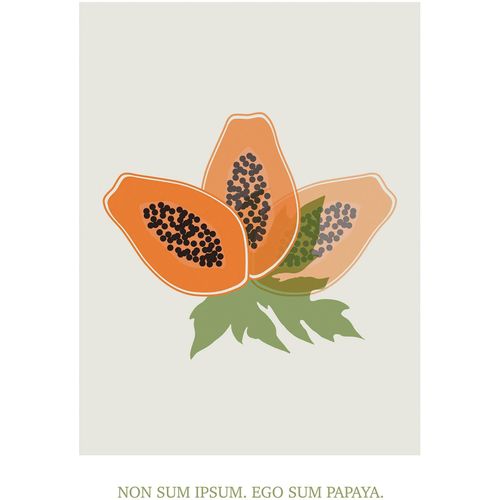 4055065176982 - Wandbild »Cultivated Papaya« (1 St) Deutsches Premium-Poster Fotopapier mit seidenmatter Oberfläche und hoher Lichtbeständigkeit Für fotorealistische Drucke mit gestochen scharfen Details und hervorragender Farbbrillanz