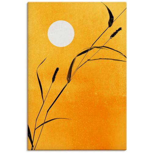 4062144778630 - Wandbild ARTLAND Sonniger Tag Bilder Gr B H 20 cm x 30 cm Leinwandbild Pflanzenbilder Hochformat 1 St goldfarben Kunstdrucke als Alubild Leinwandbild Wandaufkleber oder Poster in versch Größen