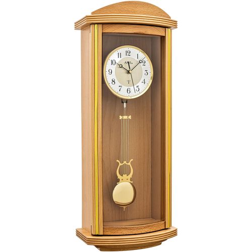 4037445161535 - Funk-Pendelwanduhr AMS braun (buchefarben) Wanduhren B H L 26cm x 16cm x 66cm Quarzuhr Wohnzimmer Esszimmer Buche Schlagwerk 4037445161535 - Funk-Pendelwanduhr AMS braun (buchefarben) Wanduhren B H L 26cm x 16cm x 66cm Quarzuhr Wohnzimmer Esszimmer Buche Schlagwerk