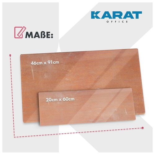 4066088633741 - Karat office Design-Glas-Memoboard Brush Rot