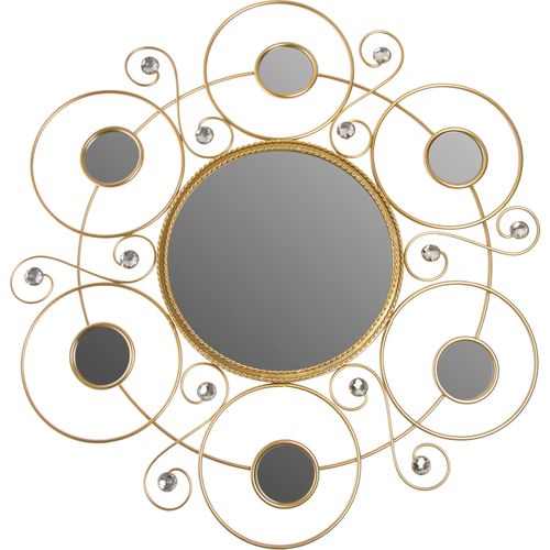 4250965953484 - Dekospiegel MYFLAIR MÖBEL & ACCESSOIRES Helios gold Spiegel Gr B H T 50 cm x 50 cm x 2 cm Antikoptik goldfarben Dekospiegel Wandspiegel Landhaus rund Rahmen aus Metall mit Schmucksteinen 4250965953484 - Dekospiegel MYFLAIR MÖBEL & ACCESSOIRES Helios gold Spiegel Gr B H T 50 cm x 50 cm x 2 cm Antikoptik goldfarben Dekospiegel Wandspiegel Landhaus rund Rahmen aus Metall mit Schmucksteinen