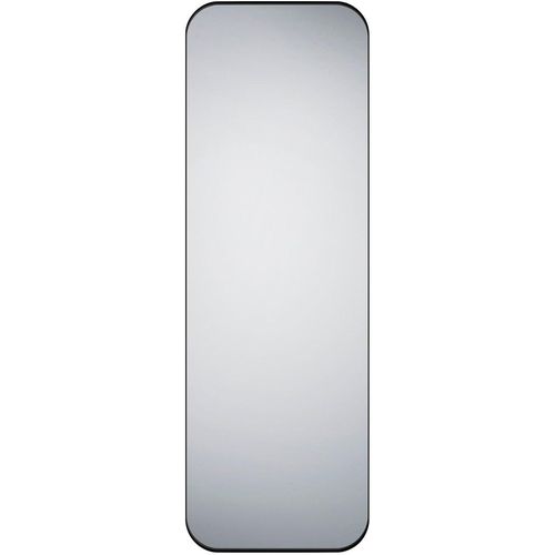 4251820307435 - Dekospiegel MIRRORS AND MORE Britney schwarz Spiegel B H T 50cm x 150cm x 28cm glänzend Metall Wandspiegel B50cm H150cm T28cm