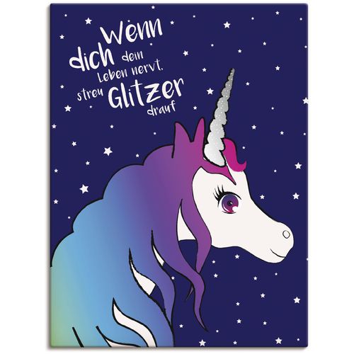 4059745527293 - Wandbild ARTLAND Einhorn streu Glitzer auf dein Leben Bilder Gr B H 60 cm x 80 cm Leinwandbild Animal Fantasy 1 St bunt Bild Poster Bilder als Leinwandbild Wandaufkleber oder in versch Größen 4059745527293 - Wandbild ARTLAND Einhorn streu Glitzer auf dein Leben Bilder Gr B H 60 cm x 80 cm Leinwandbild Animal Fantasy 1 St bunt Bild Poster Bilder als Leinwandbild Wandaufkleber oder in versch Größen