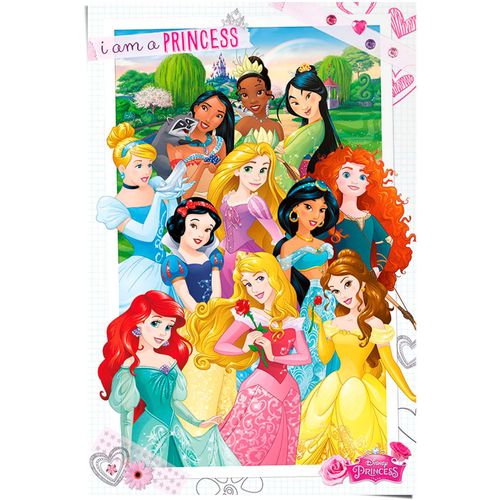 8714597389708 - Poster REINDERS Disney Princess bunt (farbe bild(er) bunt) B61cm H915cm T01cm Papier Bilder