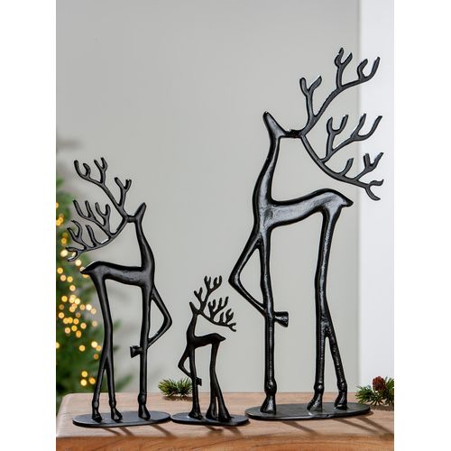 4063387679272 - Tierfigur CASABLANCA BY GILDE Standrelief Rentier\ schwarz B155cm H375cm T8cm Aluminium Dekofiguren 4063387679272 - Tierfigur CASABLANCA BY GILDE Standrelief Rentier\ schwarz B155cm H375cm T8cm Aluminium Dekofiguren