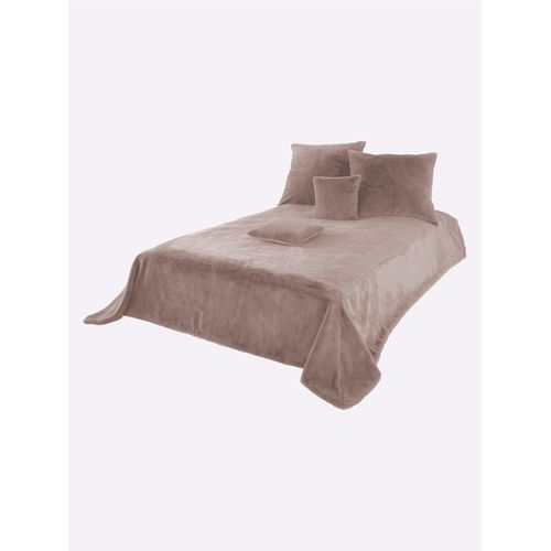 6932389216113 - Tagesdecke HEINE HOME Gr 1 grau (taupe) B140cm L210cm 100% Polyester Tagesdecken