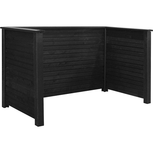 5703393747747 - Mülltonnenverkleidung Plank Profil Holz LxBxH 1940 x 970 x 1080 mm schwarz 5703393747747 - Mülltonnenverkleidung Plank Profil Holz LxBxH 1940 x 970 x 1080 mm schwarz