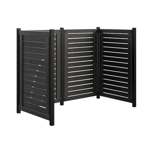 5703393166708 - Mülltonnenverkleidung Lund 165x85x124cm z Einbetonieren RAL 9005 Schwarz 5703393166708 - Mülltonnenverkleidung Lund 165x85x124cm z Einbetonieren RAL 9005 Schwarz