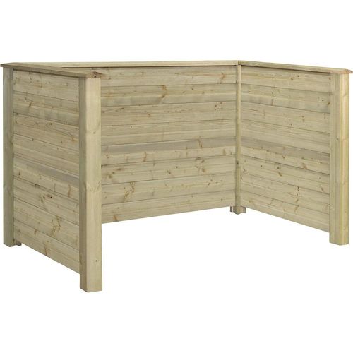 5703393712837 - Mülltonnenverkleidung Plank Profil Holz LxBxH 1940 x 970 x 1080 mm natur 5703393712837 - Mülltonnenverkleidung Plank Profil Holz LxBxH 1940 x 970 x 1080 mm natur